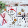Mr And Mrs First Christmas Heart Decoration, thumbnail 1 of 4