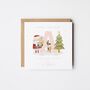 Daughter Christmas Card / Santa And Elf *Fully Personalised, thumbnail 1 of 3