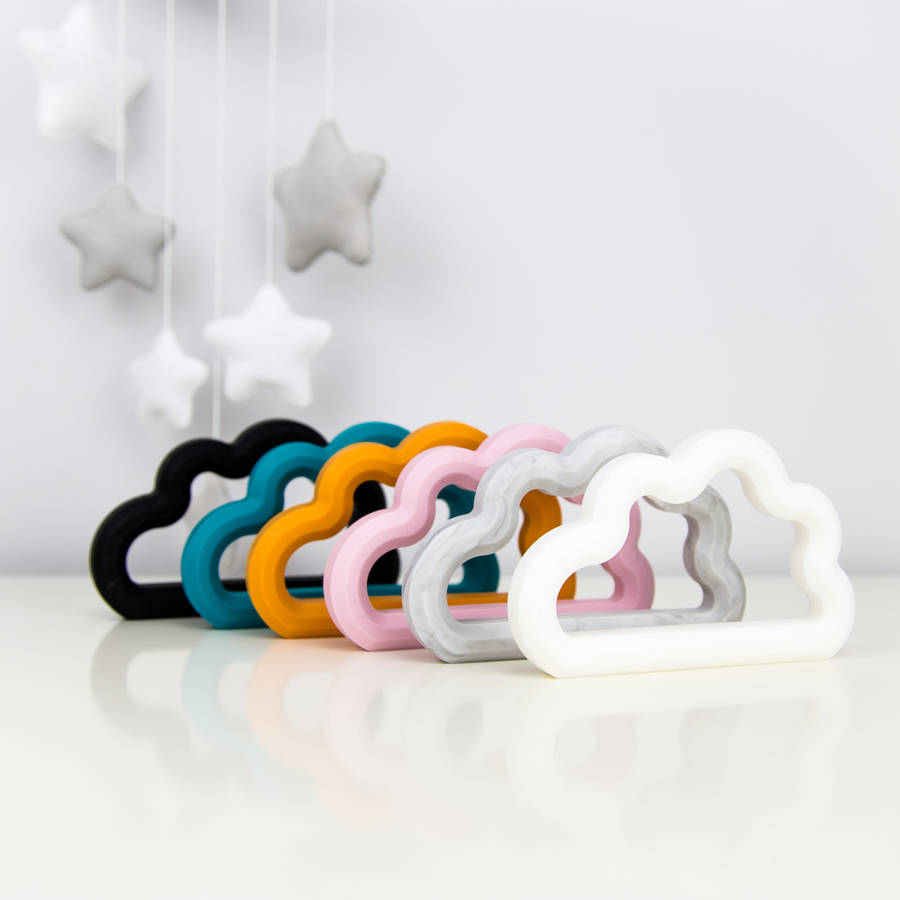 teether b cloud by teether silicone felts cloud  notonthehighstreet.com fox's