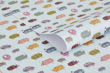 Christmas Sheep Wrapping Paper, 2 of 2