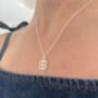 Four Leaf Clover Sterling Silver Necklace, thumbnail 1 of 7