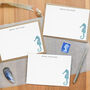 Personalised Seahorse Correspondence Note Cards, thumbnail 2 of 3