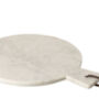 White Marble Round Platter, thumbnail 2 of 2