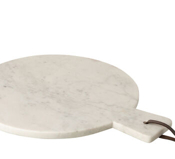 White Marble Round Platter, 2 of 2
