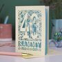 Personalised 40th Birthday Card Papercut Woodland Design, thumbnail 2 of 6