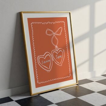 Personalised Locket Print, 2 of 5