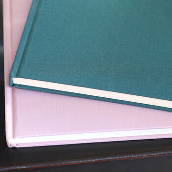 Personalised Fabric Wedding Planner Notebook, 4 of 7