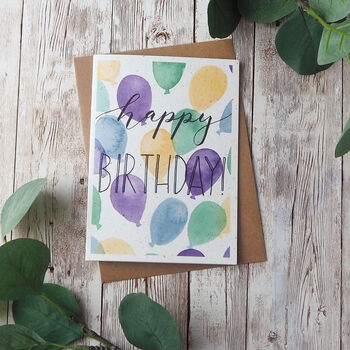 Watercolour Calligraphy Birthday Card Multipack, 3 of 6