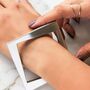 Geometric Square Chunky Sterling Silver Bangle, thumbnail 1 of 5