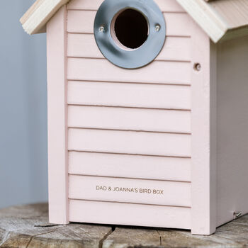 Personalised Memorial Garden Bird Nest Box, 7 of 11