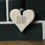 Gin Or Prosecco Ceramic Heart, thumbnail 1 of 5