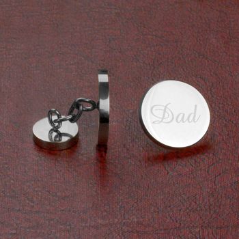 Personalised 'My Dad My Hero' Cufflinks For Dad, 9 of 11
