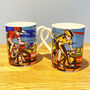 Racing Cyclist Mug, thumbnail 3 of 3