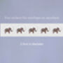 Elephant Birthday Card With Butterfly Message From Trunk, thumbnail 5 of 9