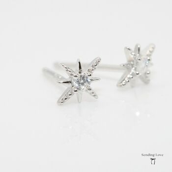 Star Earrings Set Christmas Gift Two Pairs Of Earrings, 5 of 5