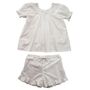 Ladies White Cotton Short Pyjama Set 'Juliet', thumbnail 5 of 5