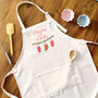 Personalised Family Christmas Apron, thumbnail 4 of 7