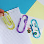 Tie Dye Jumbo Paperclips, thumbnail 5 of 5