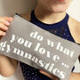 'Do What You Love … Gymnastics' Zipped Pencil Case, thumbnail 2 of 2