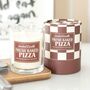 Fresh Baked Pizza Scented Candle Gift, thumbnail 1 of 4