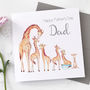 Personalised Giraffe Father's Day Card, thumbnail 5 of 7