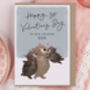 Bear 1st Valentine Card For Son, thumbnail 1 of 2