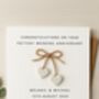 Personalised Pottery 9th Anniversary Card For Couple, thumbnail 1 of 2