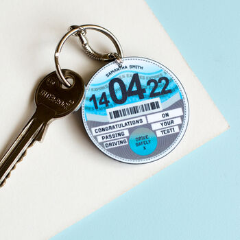 Personalised Tax Disc Keyring, 7 of 9