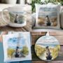 Personalised Greyhound Dog Beach Walk Collection, thumbnail 1 of 8