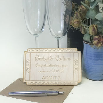 Personalised Engagement Congratulation Card, 12 of 12