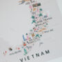 Vietnam Inky Illustrated Map, thumbnail 4 of 4