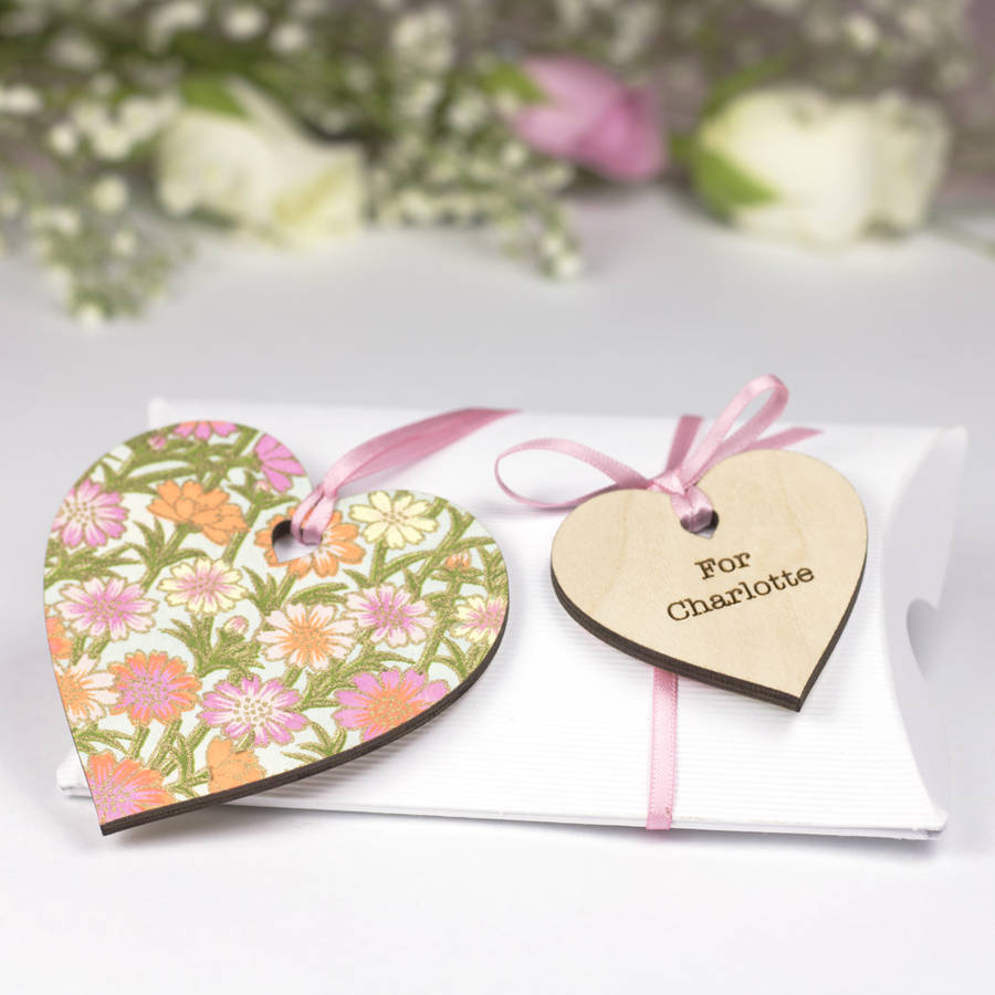 Flower Girl Heart Gift, Personalised Decoration, 1 of 10