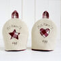 Personalised 40th Ruby Anniversary Egg Cosies Gift, thumbnail 8 of 11