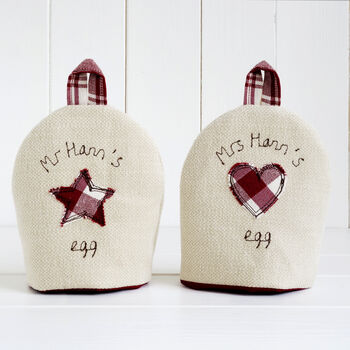 Personalised 40th Ruby Anniversary Egg Cosies Gift, 8 of 11