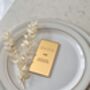 Best Man Gold Silver Wedding Place Setting, thumbnail 4 of 5
