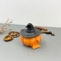 Orange And Black Halloween Pumpkin Witches Bowl, thumbnail 7 of 12