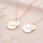 Sterling Silver Sia Birthday Disc Personalised Necklace, thumbnail 2 of 11