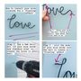 Personalised Wire Name With Hearts, thumbnail 7 of 10