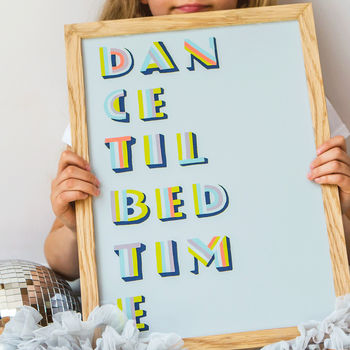 Dance Til Bedtime Children's Nursery Art Print, 7 of 10