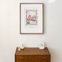Rhs Garden Bridgewater Art Print – Heritage Pink Salford Poster, thumbnail 4 of 7