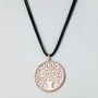 Tree Of Life Pendant Cord Necklace, thumbnail 1 of 5