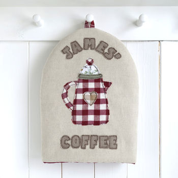Personalised Cafetiere Cosy Gift For Him, 8 of 12