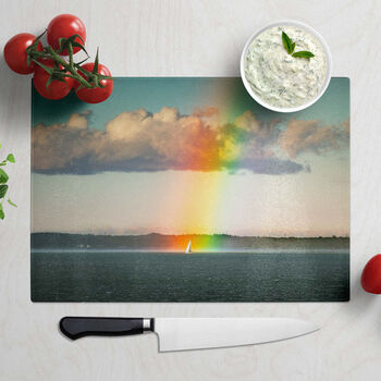 Personalised Glass Photo Chopping Board, 5 of 5