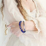 Ombre Blue Sapphire Bracelet In Silver Or Gold, thumbnail 9 of 11