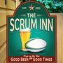 Scrum Inn Rugby Bar Sign, thumbnail 1 of 12