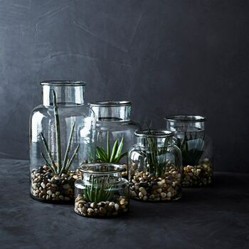 Clear Glass Vases, 2 of 8