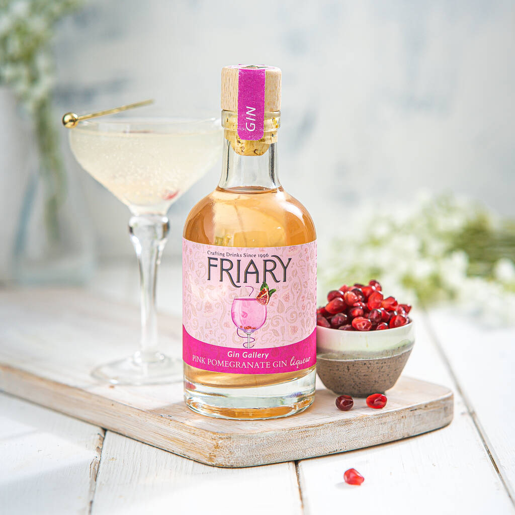 Pink Pomegranate Gin Liqueur By Friary Drinks