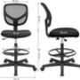 Ergonomic Drafting Chair For Standing Desks, thumbnail 4 of 6