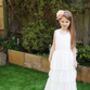 Aphrodite ~ Ivory Lace Dres ~ Flower Girl|Party Dress, thumbnail 1 of 4