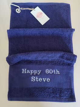 Personalised Premium Golf Towel Gift, 11 of 11
